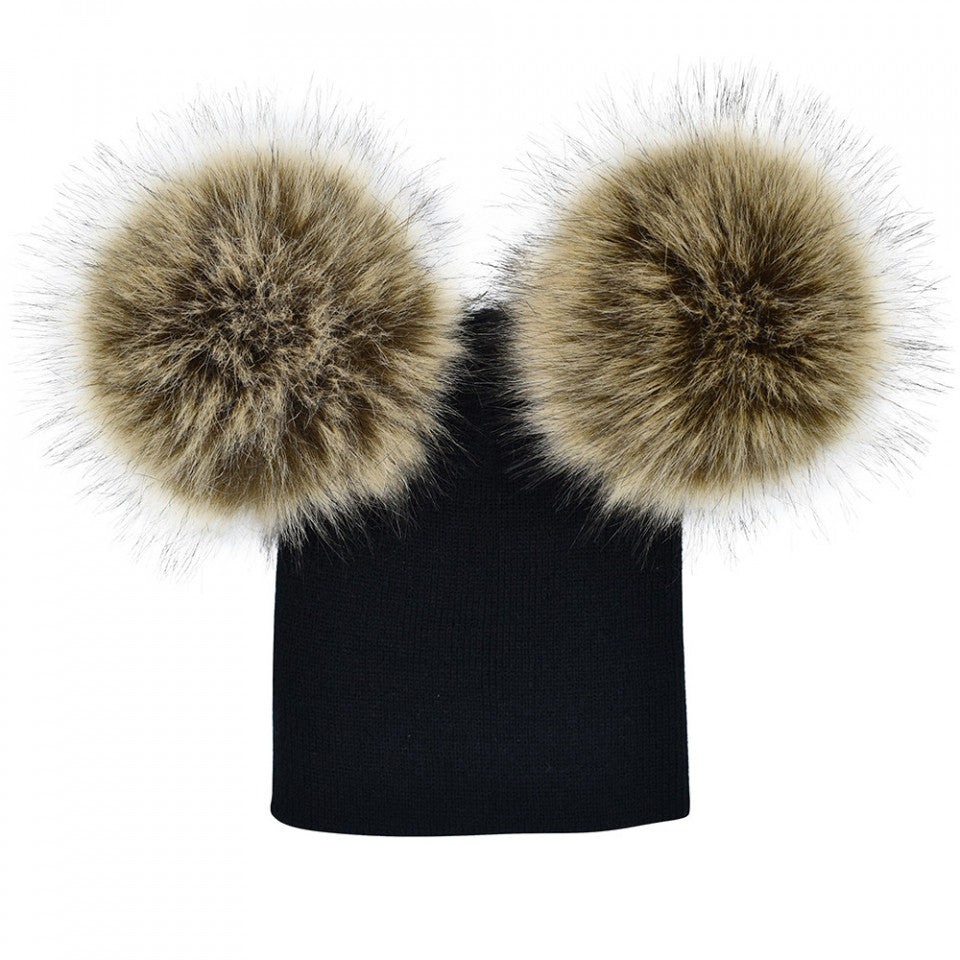 Caciulita cu pampoane Drool (Culoare: Roz aprins) [ps:b562579f-90ce-4956-9b1c-17fa8abbfee8]