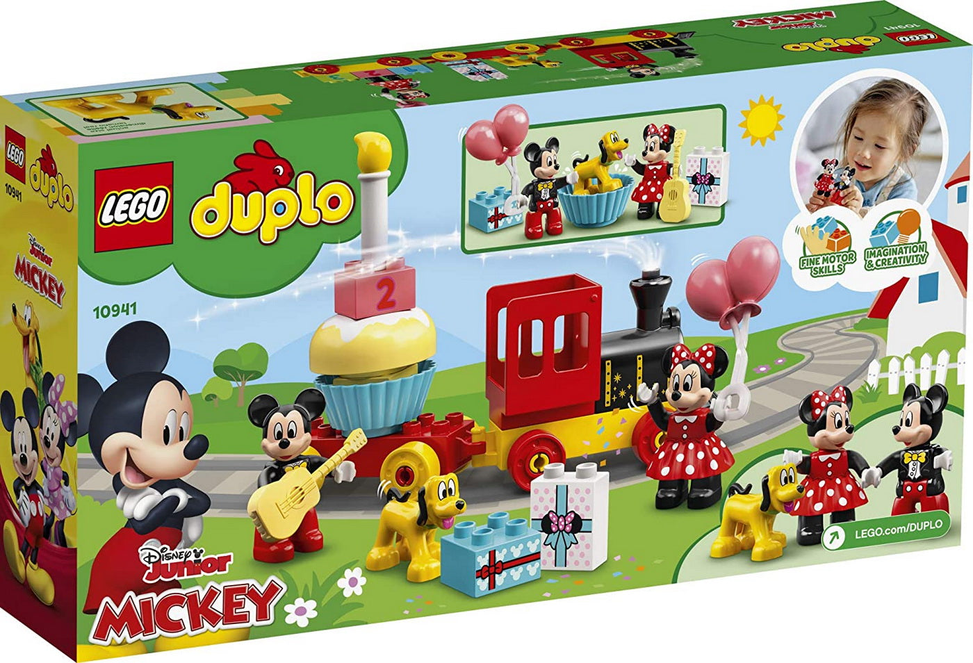 LEGO DUPLO  TRENUL ZILEI ANIVERSARE MICKEY SI MINNIE 10941 - Imagine 7