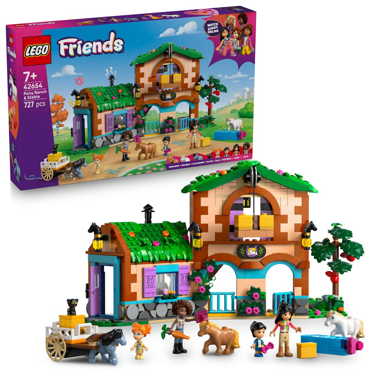 LEGO FRIENDS FERMA SI GRAJD PENTRU PONEI 42654 - Imagine 9 [ps:99699f43-251e-4bab-947f-fa445bd4aba4]