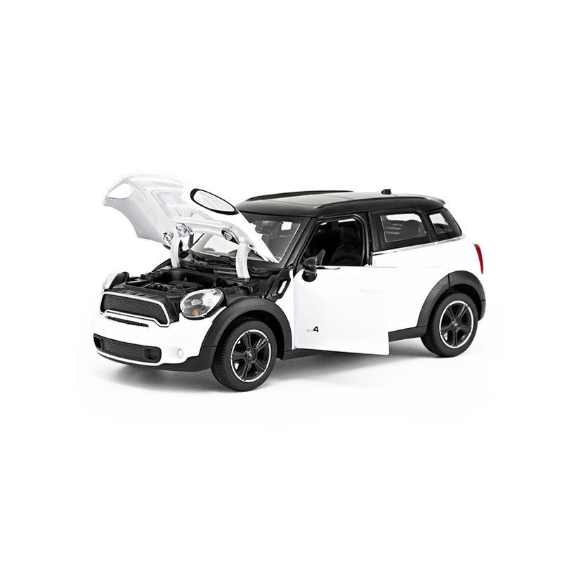 MASINUTA METALICA MINICOOPER ROSU SCARA 1 LA 24 Rastar - Alb