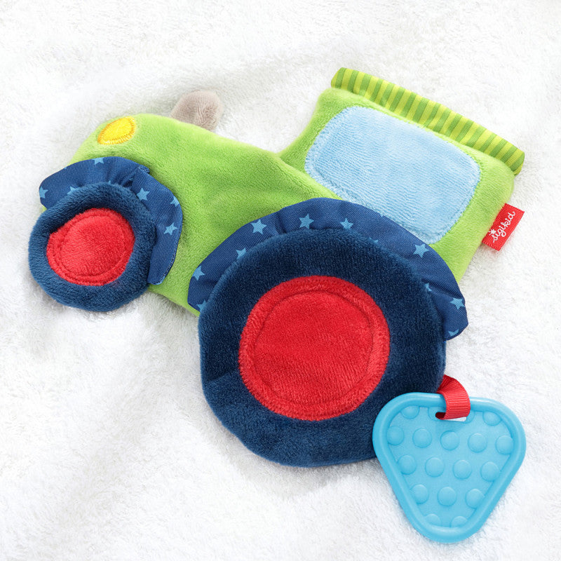 Doudou comforter bebelusi Tractor, Sigikid [ps:fb3eb2be-2c70-4629-8eeb-6262d630bfb0]