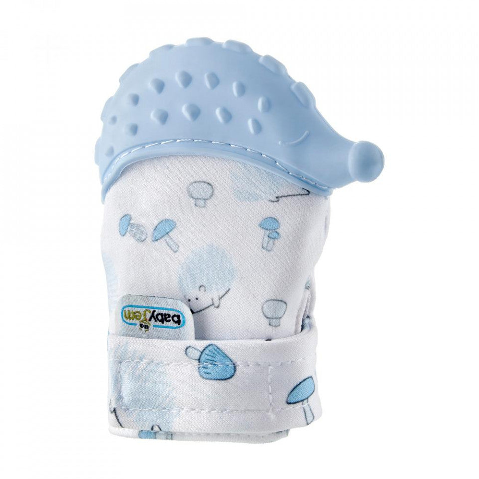 Manusa bebelusi pentru dentitie Scratch Gloves (Culoare: - Bleu