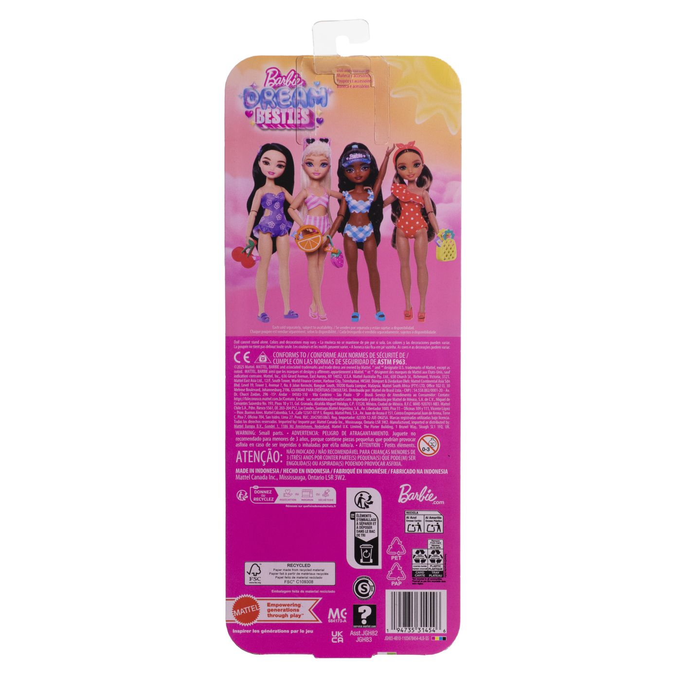 BARBIE DREAM BESTIES PAPUSA BARBIE MALIBU LA PLAJA CU - Imagine 7 [ps:d81eabd4-219d-411d-864e-a349b9bcbdfa]