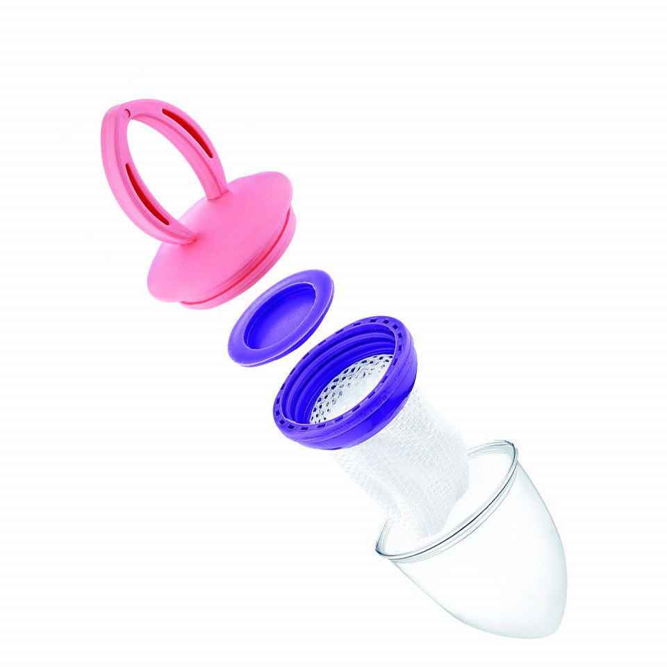 Dispozitiv de hranire Fruits BabyJem (Culoare: Roz) [ps:4557ed89-33fc-459e-b397-9f982fd3e82f]