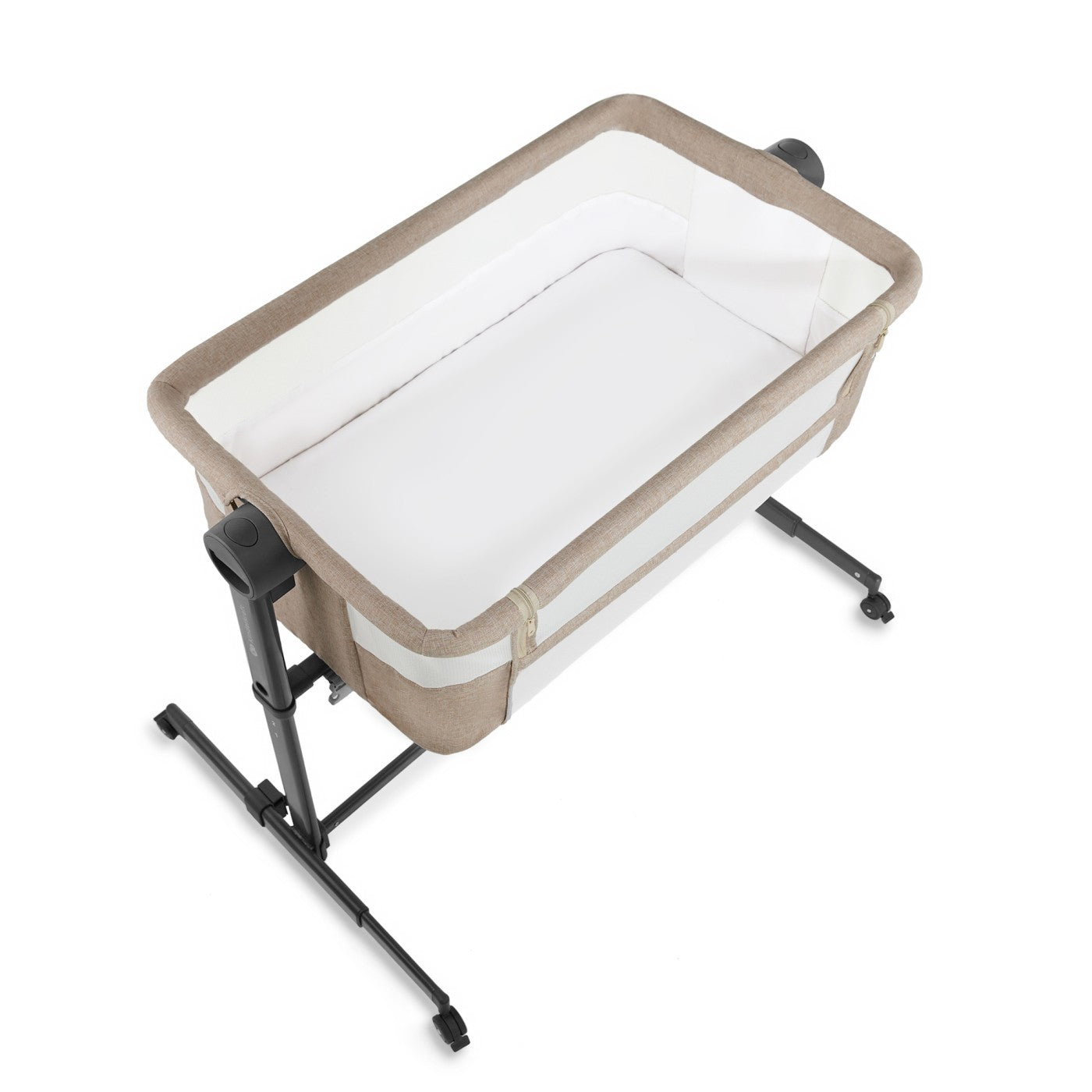 PATUT CO-SLEEPER KINDERKRAFT NESTEE UP 2, GRI DESCHIS - Bej