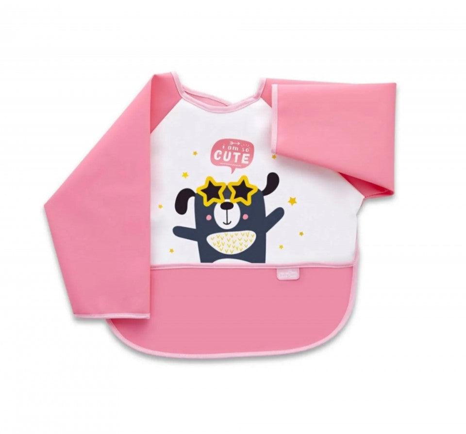 Baveta cu maneci si buzunar BabyJem Polly Bib (Culoare: Verde) [ps:cad90708-c78b-4304-83e4-8705ba0282a9]