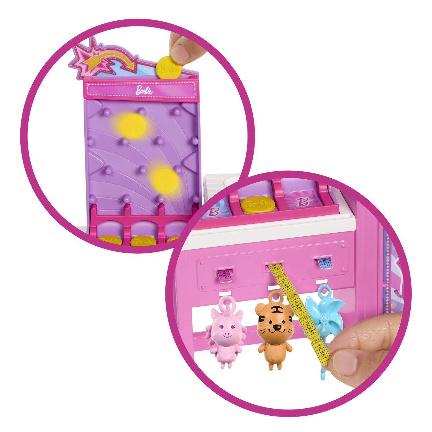 BARBIE MYSTERIES DETECTIVI PE PLAJA SET CABINA DE JOCURI - Imagine 7 [ps:193524b8-e6cc-4833-a136-43b243f78dff]