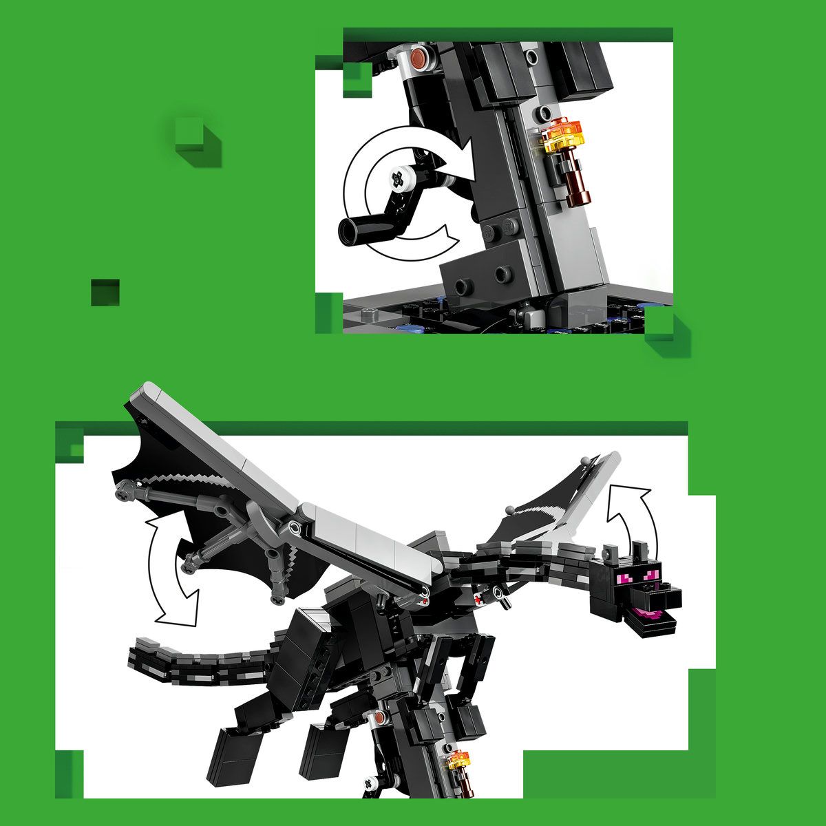 LEGO Minecraft Dragonul Ender 21595 - Set de Construcție - Default Title (7) [ps:5708dc34-3be5-46bb-964a-57c9bd9067db]