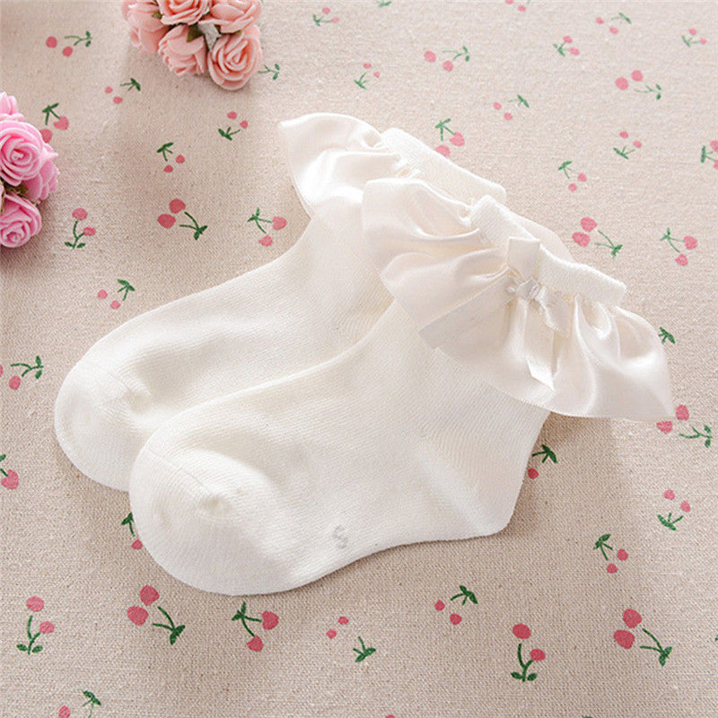 Sosete cu volan si fundita Drool (Culoare: Bleumarine, Varsta: 2-4 ani) [ps:bda6fdbc-7fdf-4b1a-8e35-a45b51b36758]