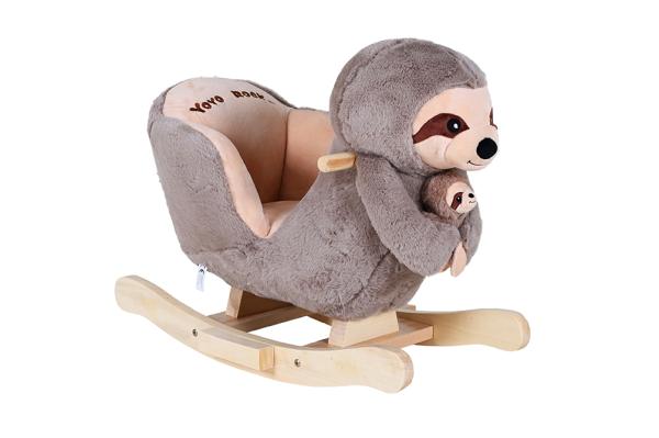 Balansoar din lemn pentru copii, Knorr Toys, include marioneta de mana din plus, 65x32x50 cm, pana la 30 kg, 18 Luni+, Lenesul Luis - Imagine 7 [ps:e9b9465d-a9cf-43c8-8774-b2e3c553e243]