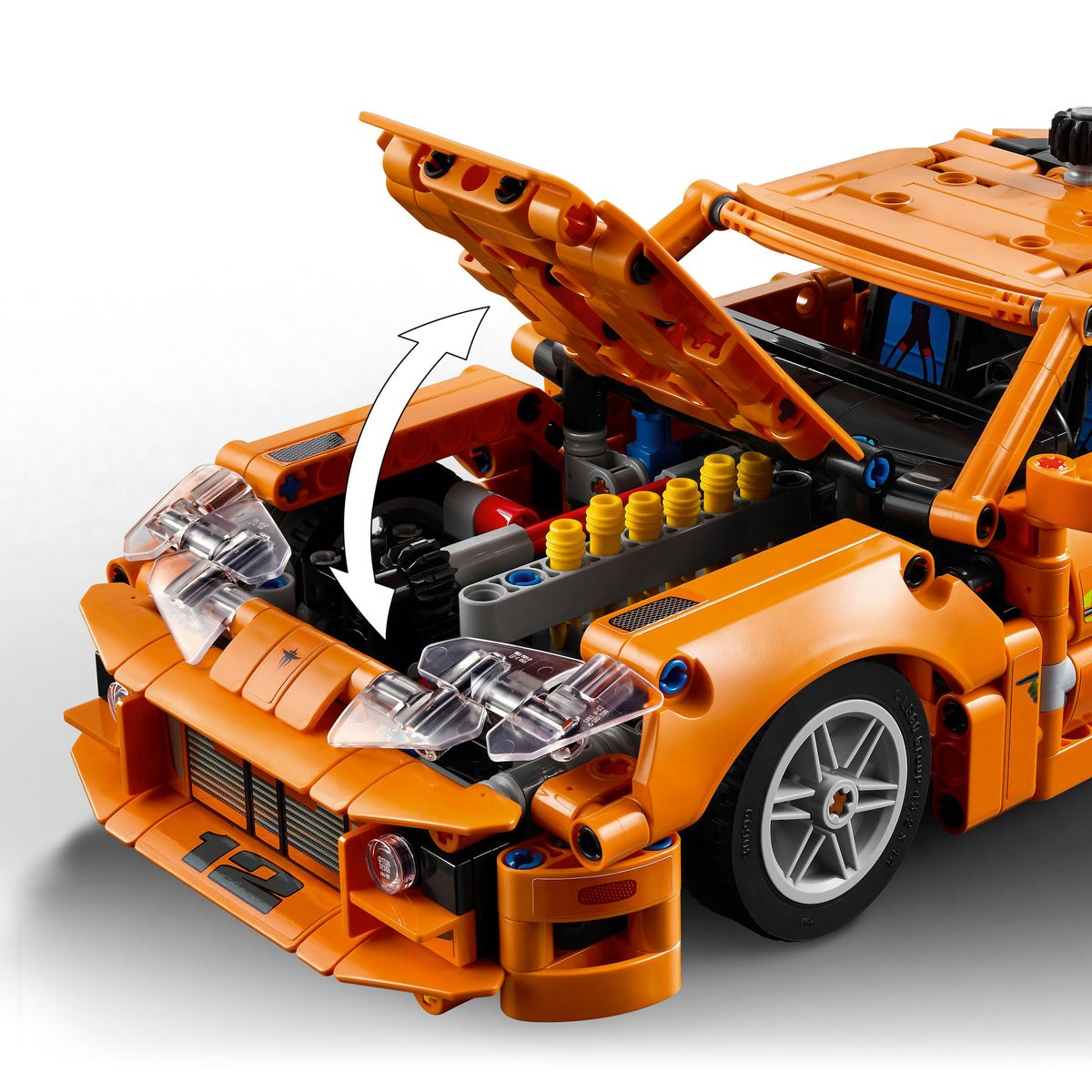 LEGO TECHNIC FAST AND FURIOUS TOYOTA SUPRA MK4 42204 - Imagine 7