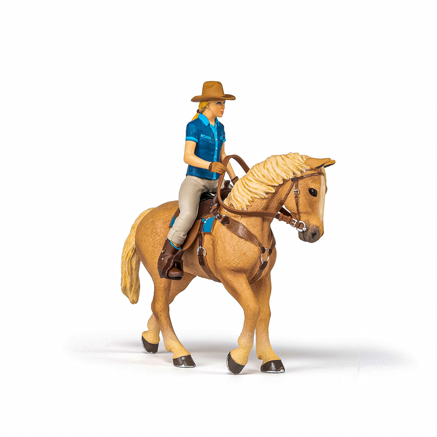 PAPO FIGURINA SET COWGIRL (VACARITA) PE CAL USA - Imagine 7