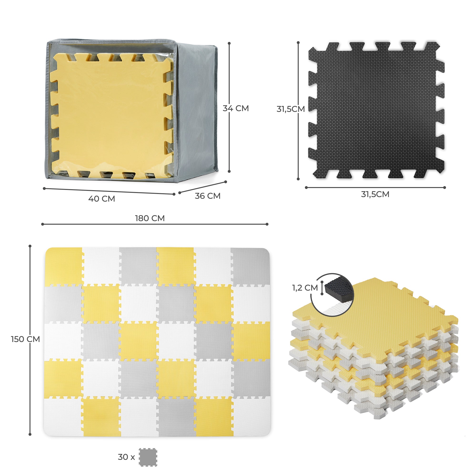 SALTEA DE JOACA KINDERKRAFT LUNO, SPUMA, YELLOW - Imagine 2 [ps:80e77510-de93-459d-a8dd-fccfb8825427]