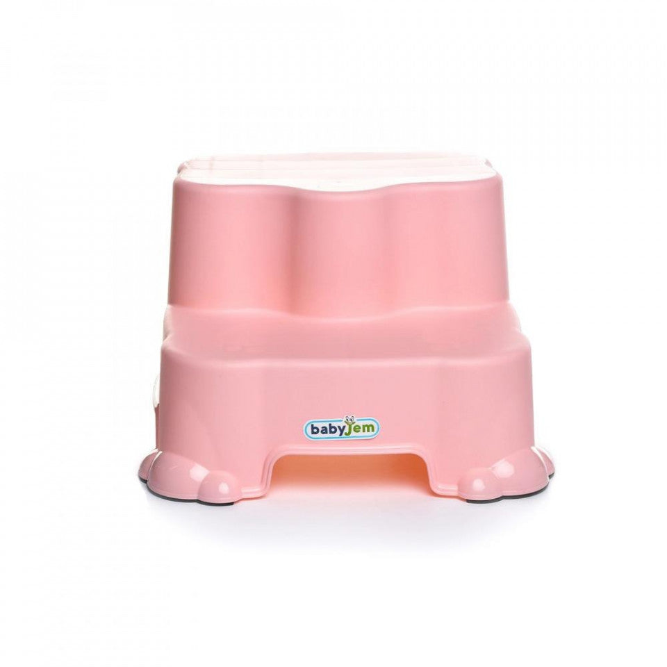 Inaltator cu doua trepte Step Stool BabyJem (Culoare: Gri) [ps:26e1e23c-f2f9-4a68-8e48-11a66bec436a]