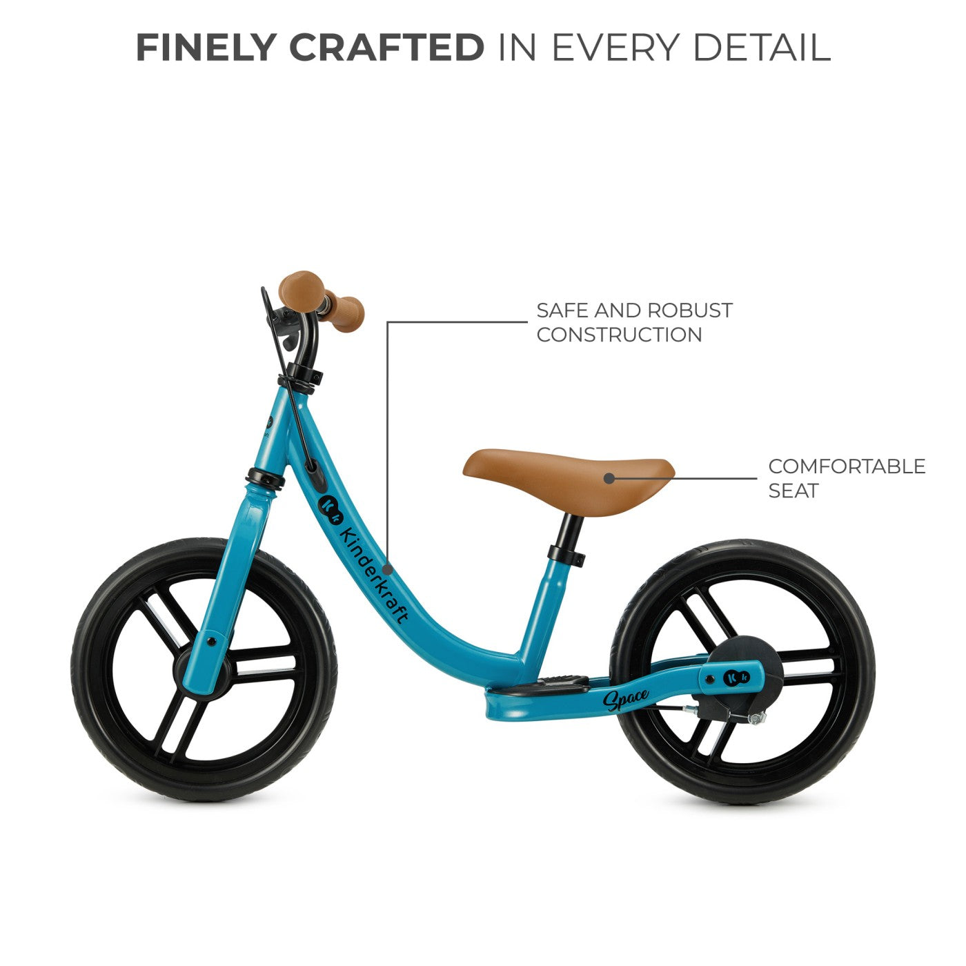 BICICLETA FARA PEDALE KINDERKRAFT SPACE DARK BLUE [ps:78b098ab-1714-4df2-833f-667a1a8af455]
