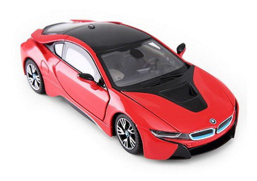 MASINUTA METALICA BMW I8 ROSU SCARA 1 LA 24 [ps:db31f795-9acc-4831-9753-819e508216ae]