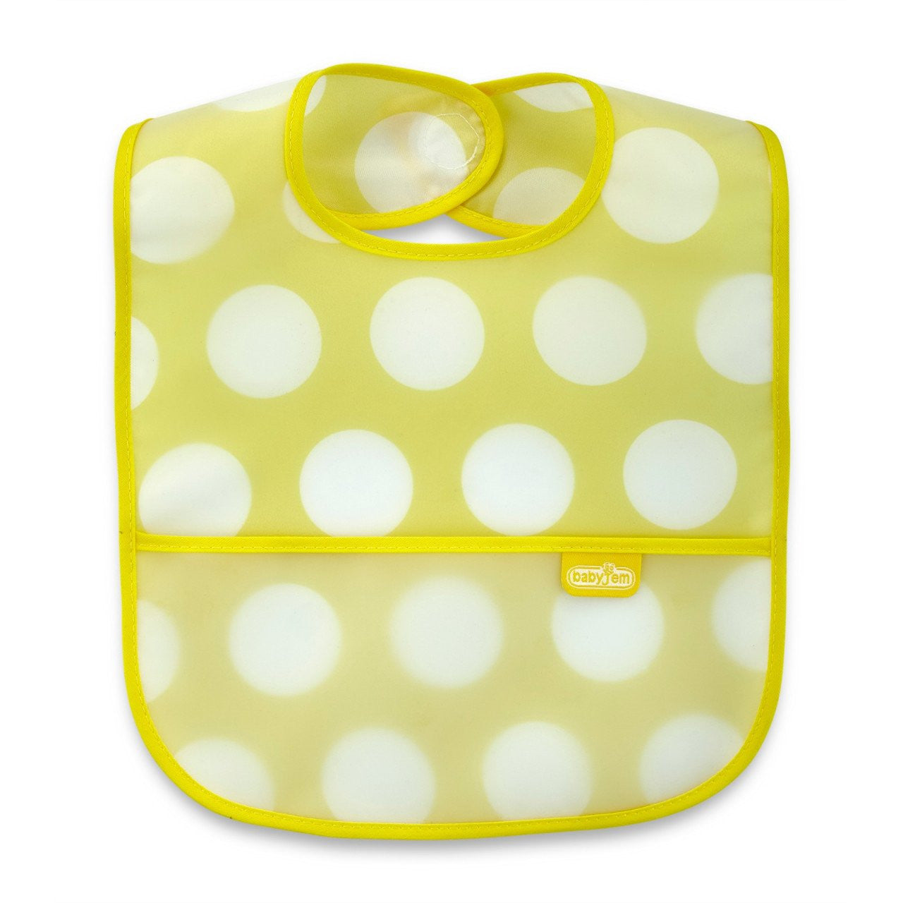 Baveta cu 2 fete si buzunar , BabyJem, 24x35 cm (Culoare: Bleu) [ps:9cc5211c-5f49-43c5-9b03-1dde2a243b63]