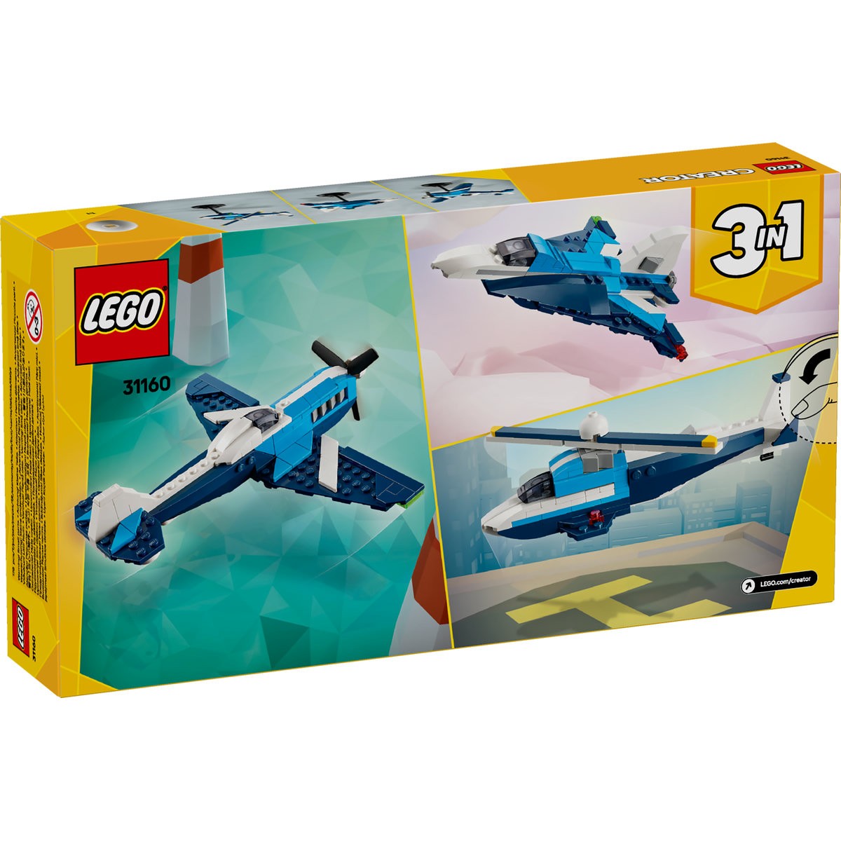 LEGO CREATOR AVION DE CURSE 31160 - Default Title (7) [ps:8ad8b1b9-dd53-4adf-a0df-abcfbfc41a60]