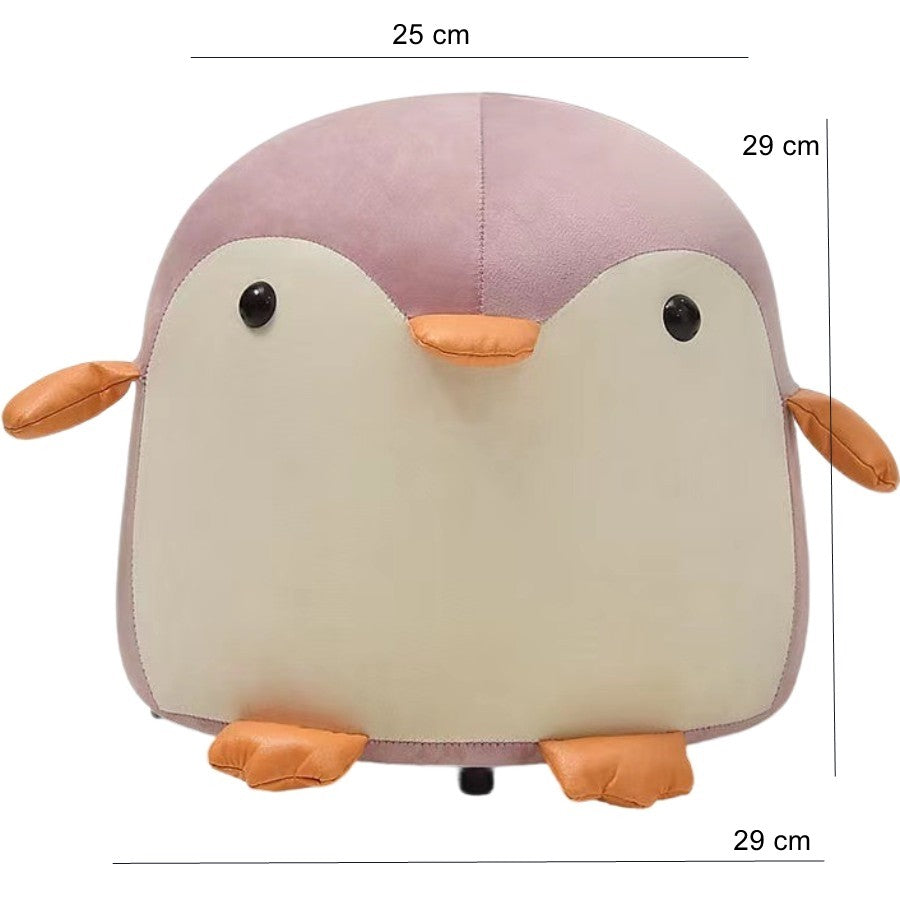Taburet Copii Flippy Pinguin, Lemn Masiv, Negru - Roz (7) [ps:0bc1760e-bfb0-4beb-97b4-06cf91ed4938]