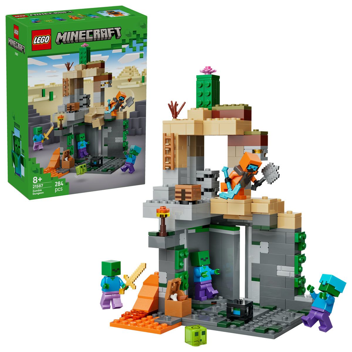 LEGO MINECRAFT TEMNITA CU ZOMBI 21587 - Imagine 8 [ps:70e27e3c-9186-4af5-ae4e-0254dcb3a1f7]