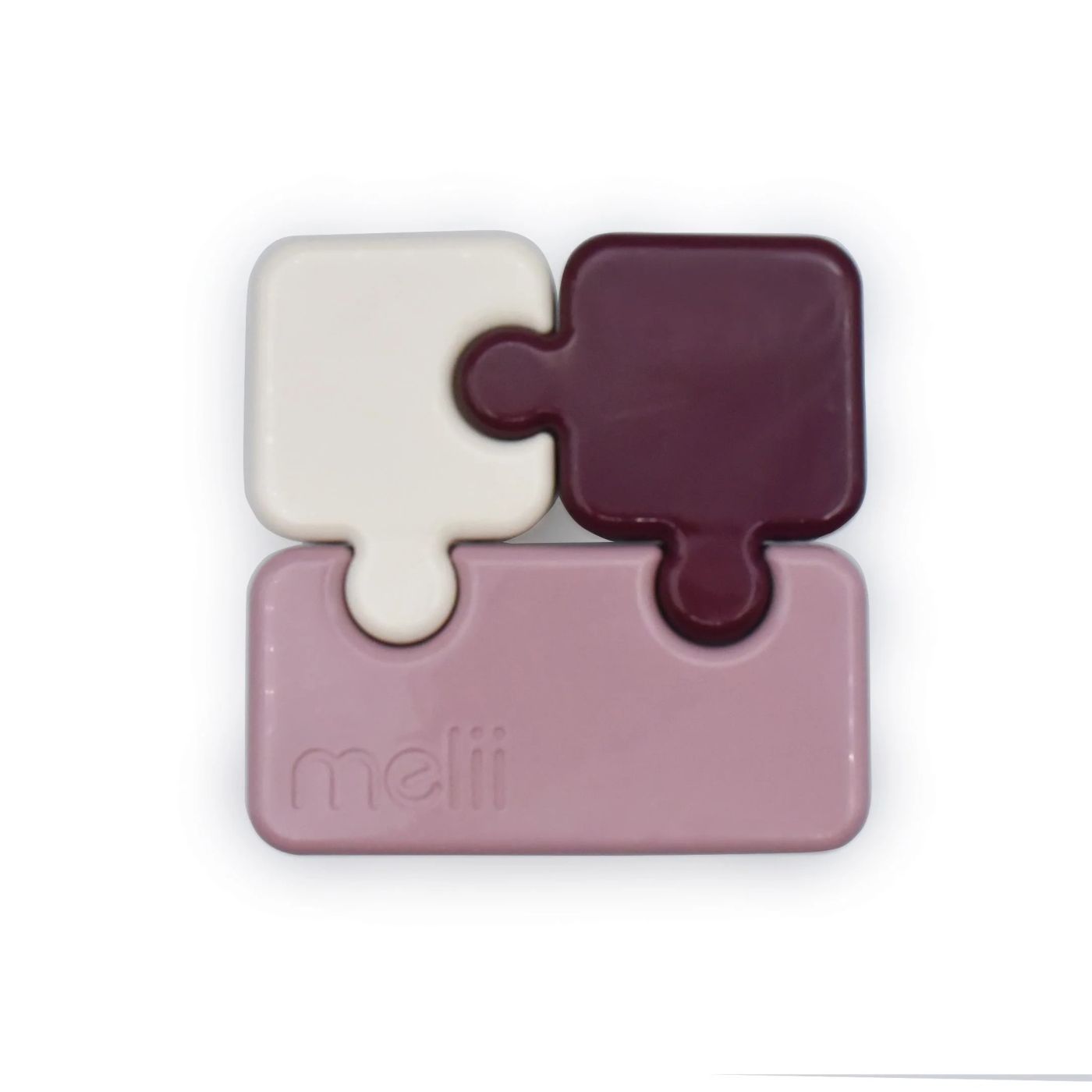 RECIPIENT HRANA BEBE MODEL PUZZLE, MELII LUXE, BLEUMARIN - Imagine 7
