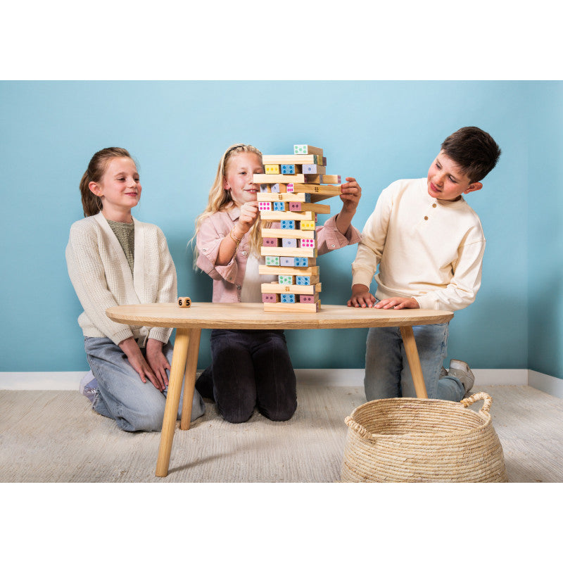 Turn Jenga gigant cu numere, BS Toys [ps:dcdb6566-b525-4b87-a52e-802652e4672f]