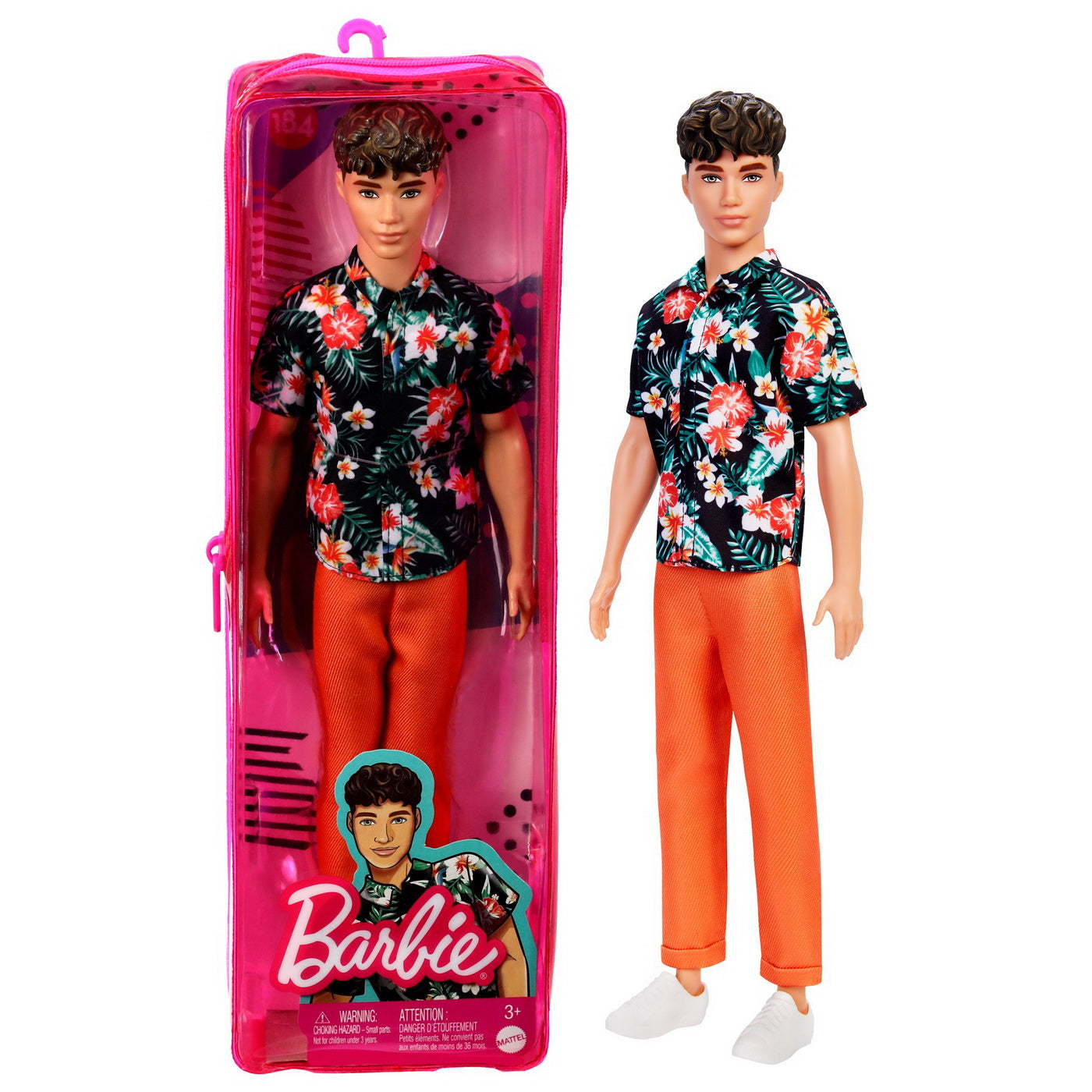 PAPUSA BAIAT FASHIONISTAS CU CAMASA SI PAPION Mattel - Camasa cu imprimeu topical (7) [ps:508e0a3a-ed57-4ccd-b3e1-43305a1242f4]