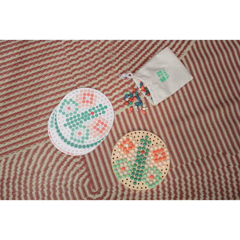 Placa Mozaic cu Piuneze, BS Toys [ps:18d1714e-d932-4830-bb54-7dc3f2d273c3]