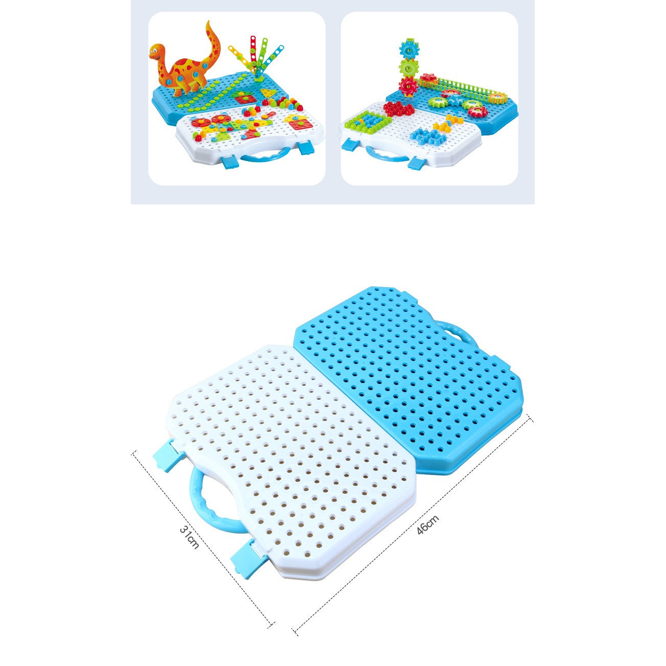Set Construcție Puzzle Flippy cu Bormașină, 336 Piese, +3 - Default Title (7) [ps:81a81542-2f85-4dae-a528-6f500a32347c]