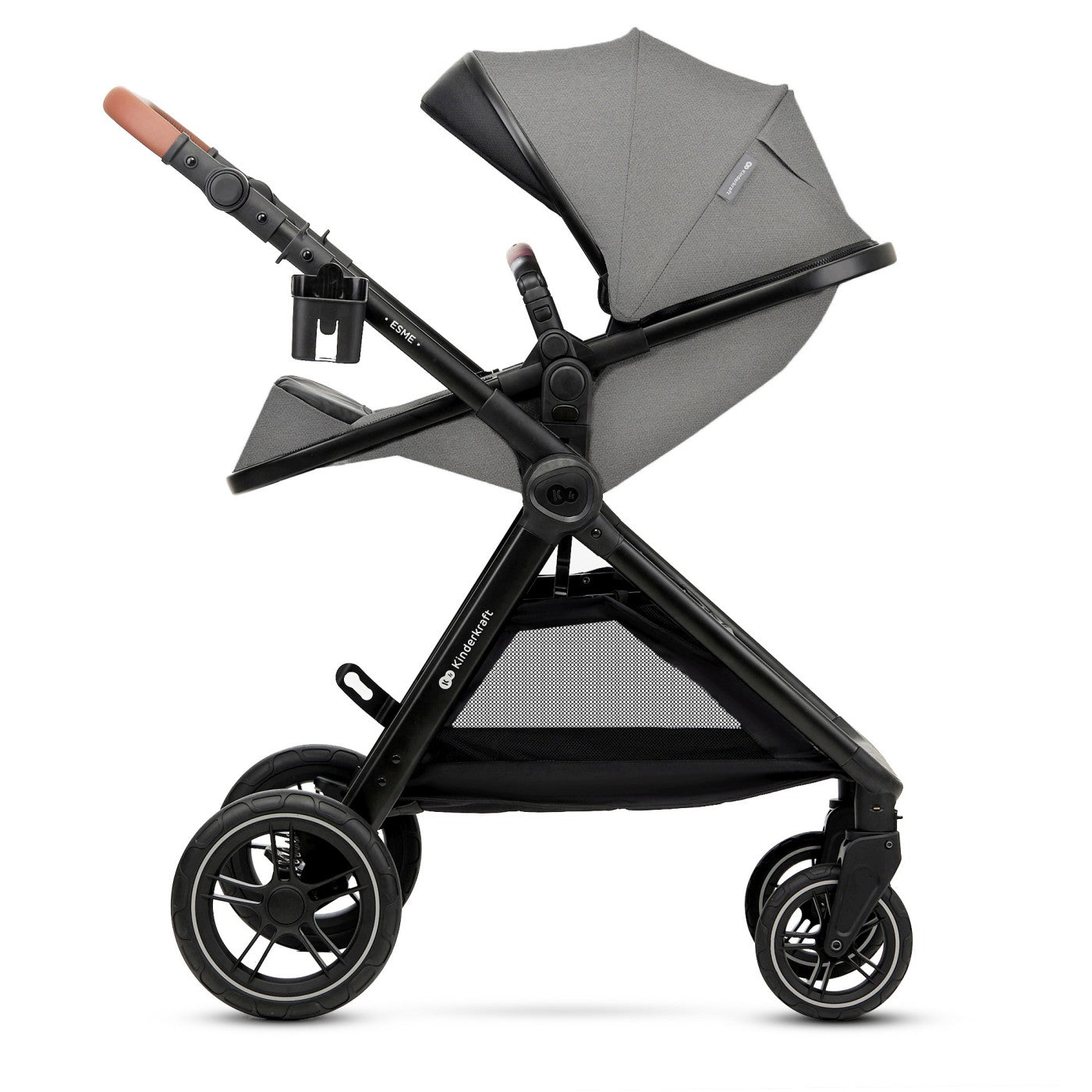 CARUCIOR KINDERKRAFT ESME, 3 IN 1, MOONLIGHT GREY - Gri Deschis