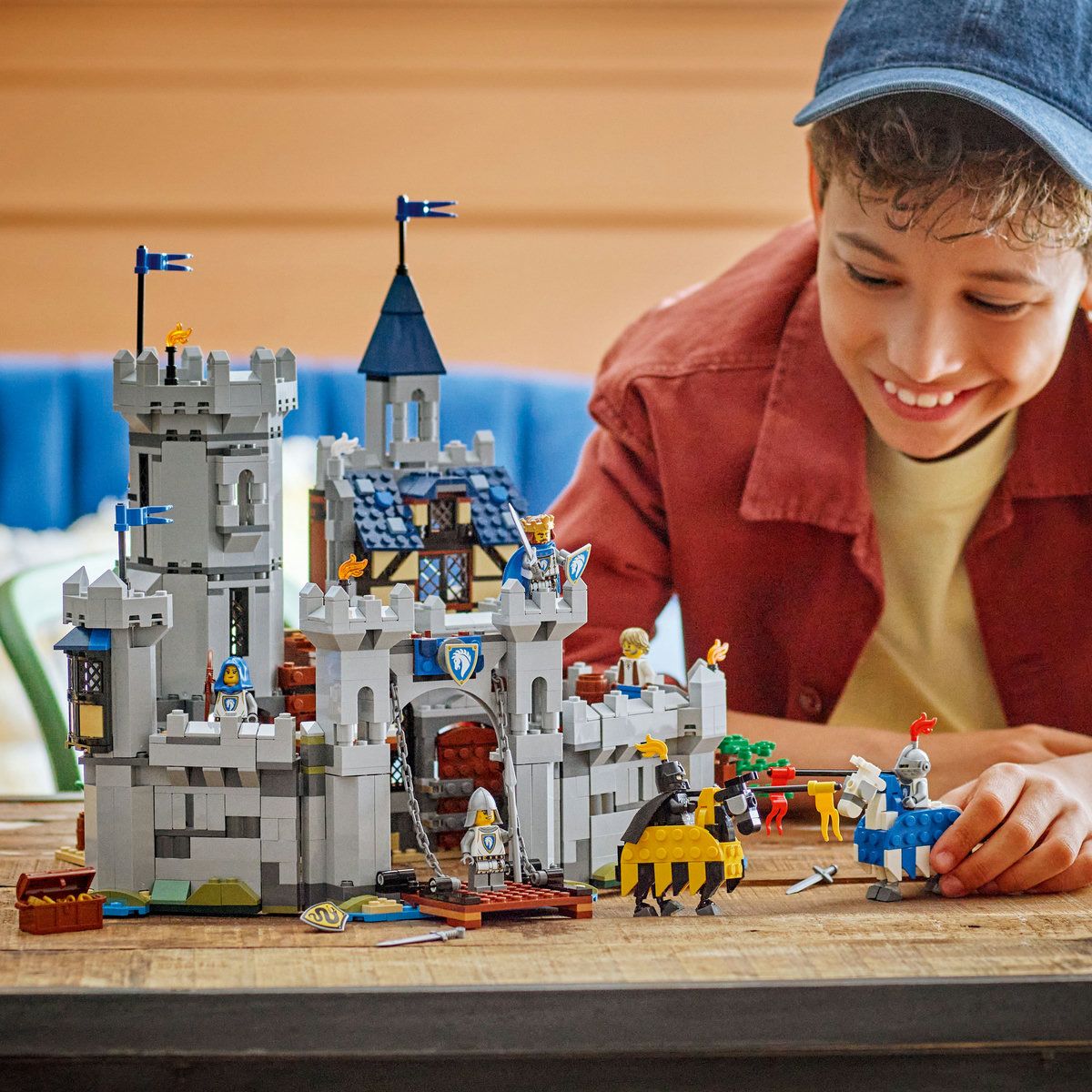 LEGO CREATOR CASTEL MEDIEVAL CU CAI SI CAVALERI 31168 - Imagine 5 [ps:86cee21b-7b17-4e0f-93b6-fbbb506d5cbd]