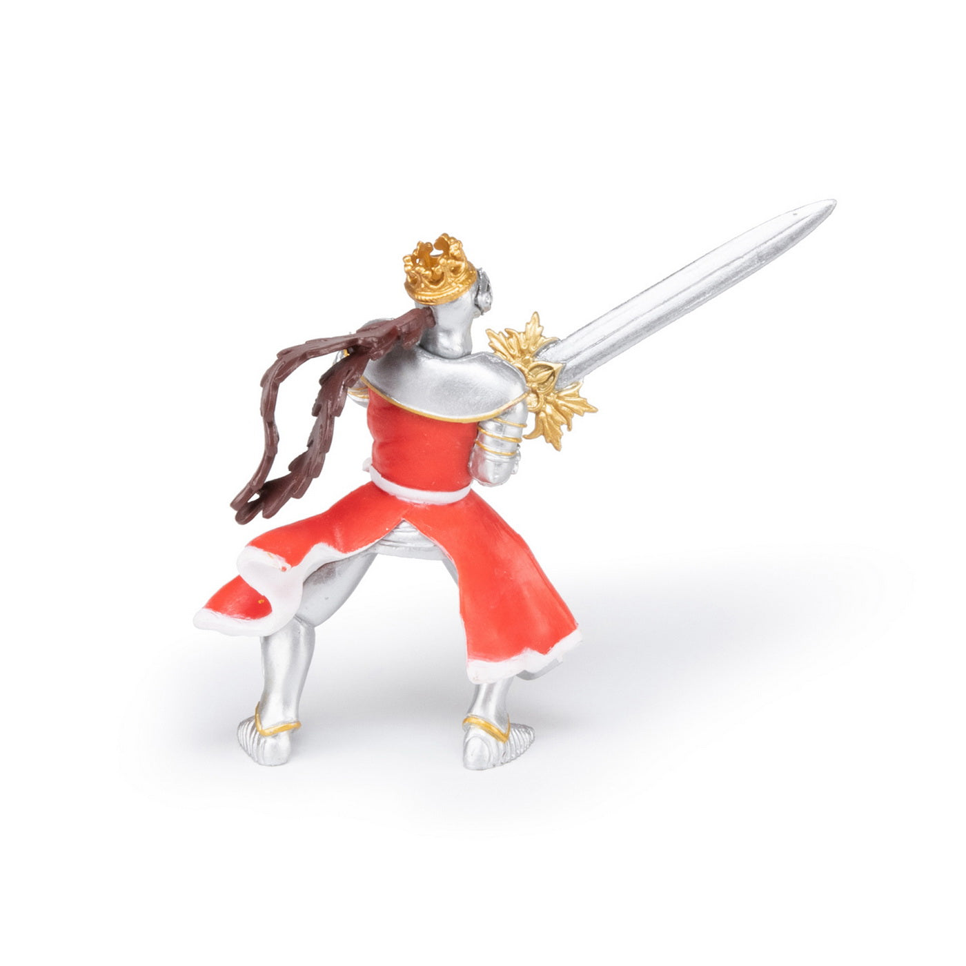 PAPO FIGURINA REGE CU BLAZON DRAGON albastru - Roșu