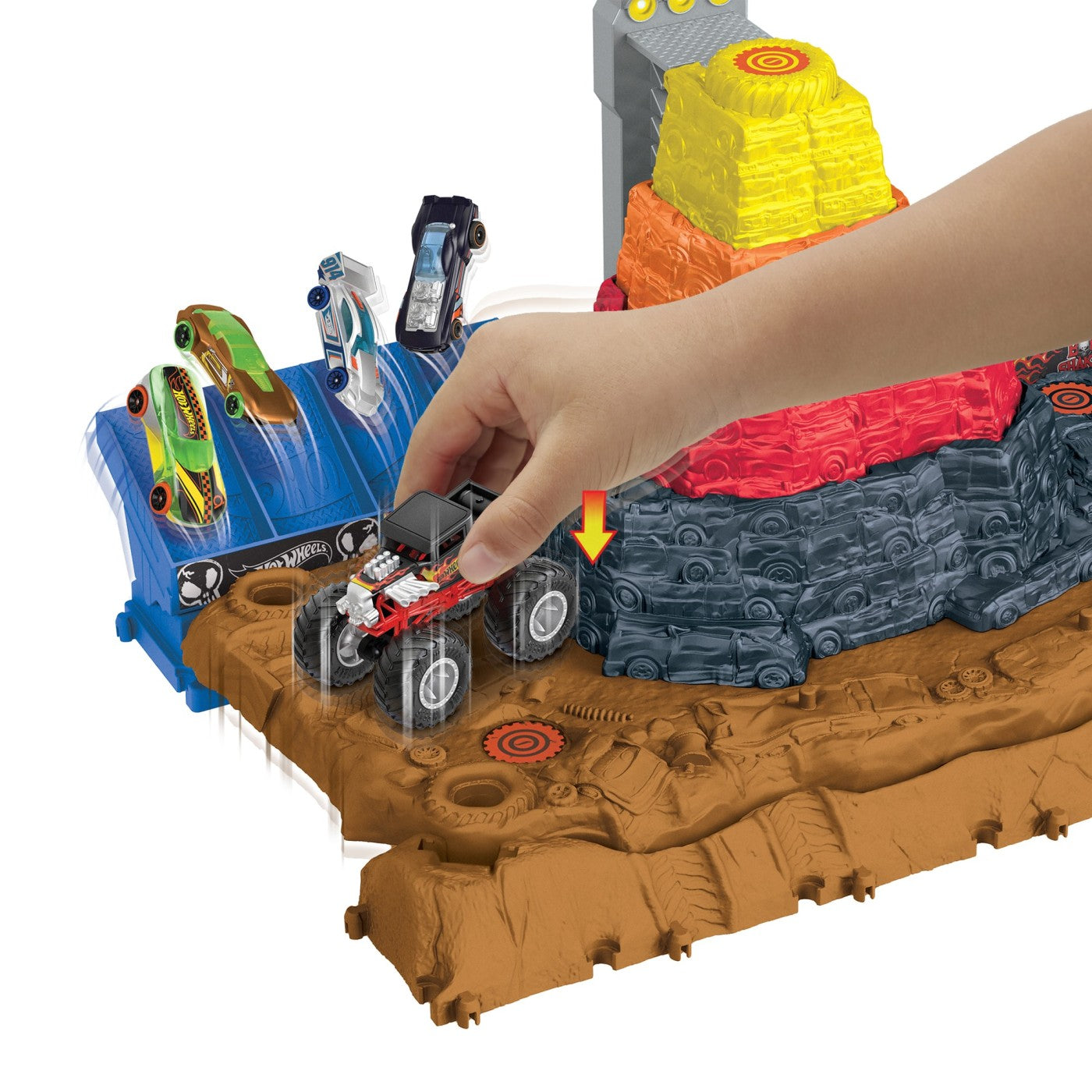 HOT WHEELS MONSTER TRUCKS ARENA SMASHERS BONE SHAKER - Imagine 5 [ps:c6868260-e7d9-47c4-8b27-f0c8eb0e16d5]