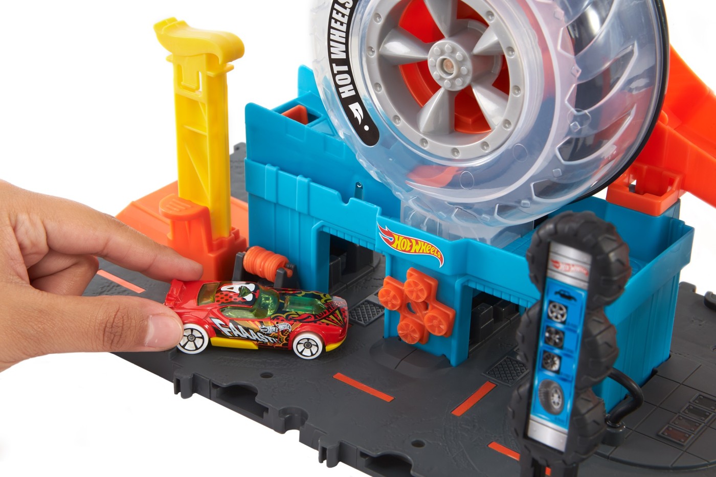 HOT WHEEL CITY VULCANIZAREA SUPER TWIST Mattel - Imagine 6 [ps:a7fec81e-693e-4d1e-a468-8a1bcbcfc3a5]