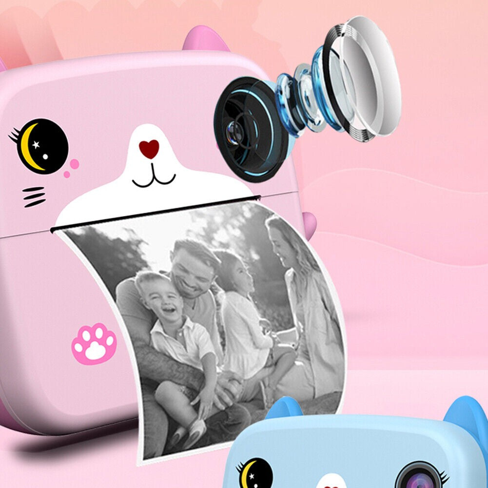 Camera Instantanee Copii Flippy, Printare Alb-Negru, Roz - Default Title (7) [ps:2ff79067-7c3c-4bbf-a194-c8eceb81f07b]