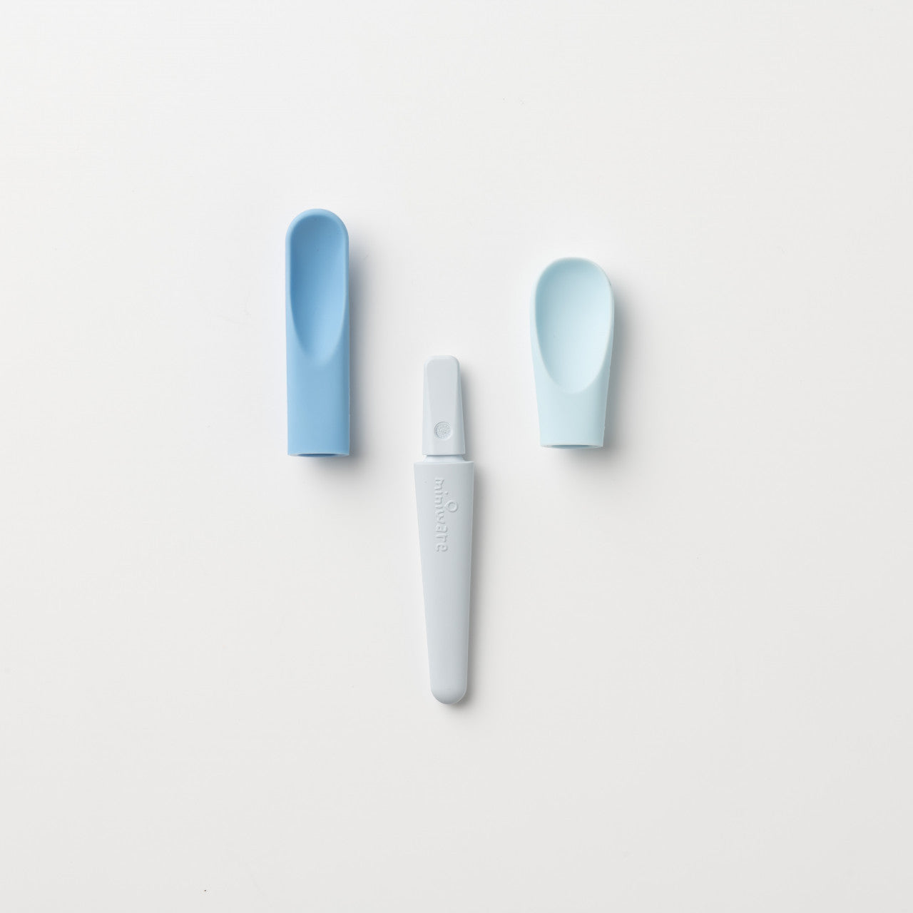 Set diversificare hrana bebelusi Miniware Sili Mini GO, 100% din materiale naturale biodegradabile, 3 piese, Blue Banana [ps:8ffad8d1-152f-4089-a389-1c58f3019a9f]