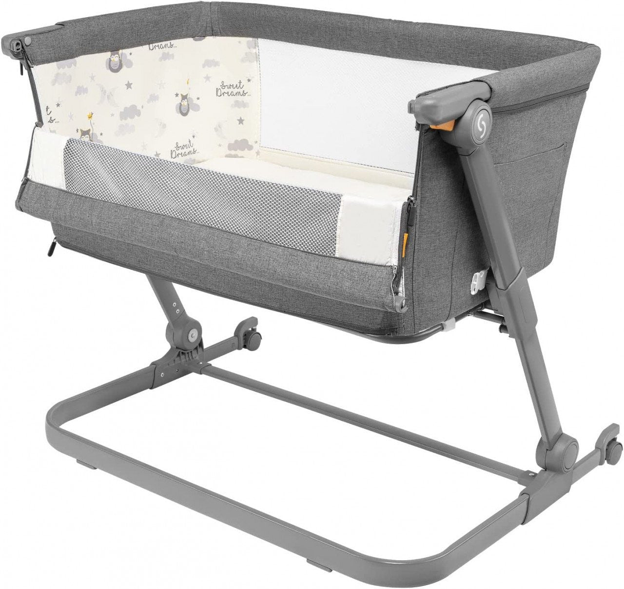 Patut 3 in 1 co-sleeping Skiddou Natt, Evening Dream, - Gri