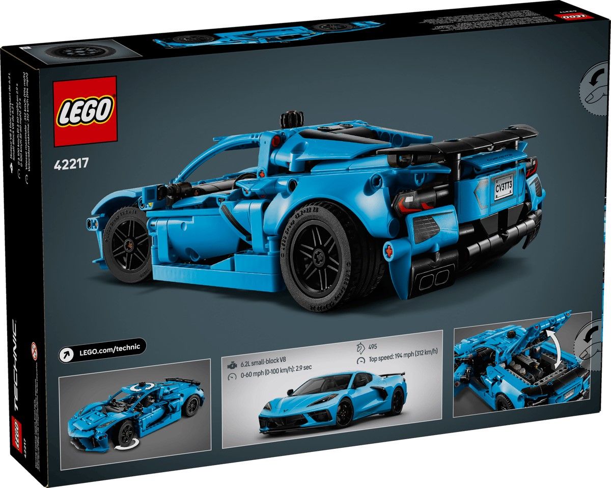 LEGO TECHNIC CHEVROLET CORVETTE STINGRAY ALBASTRU 42217 - Imagine 2 [ps:69621482-13af-4c29-af45-fc9bfcfe91fd]