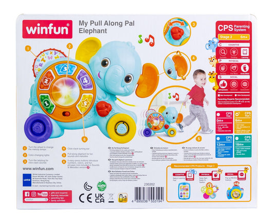 WINFUN JUCARIE DE TRAS ELEFANT CU SUNETE SI LUMINI - Imagine 7
