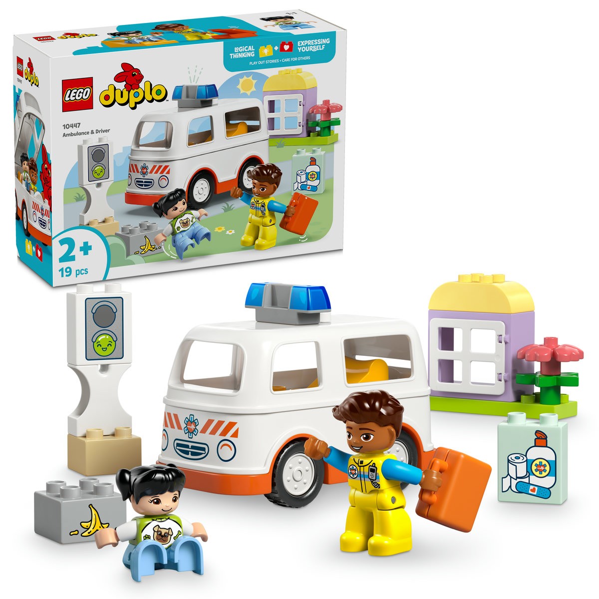 LEGO DUPLO AMBULANTA SI SOFER 10447 - Imagine 8 [ps:c21d950c-ac59-4b19-9440-27f4d00e334b]