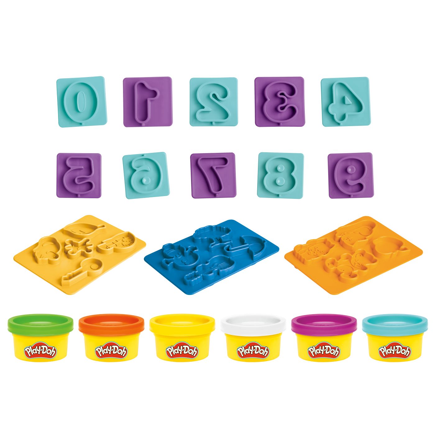 Play-Doh Set Forme Cifre Hasbro - Jucărie de Modelaj - Default Title (7) [ps:591b6e73-d013-43fa-9d1a-270afa544c5e]
