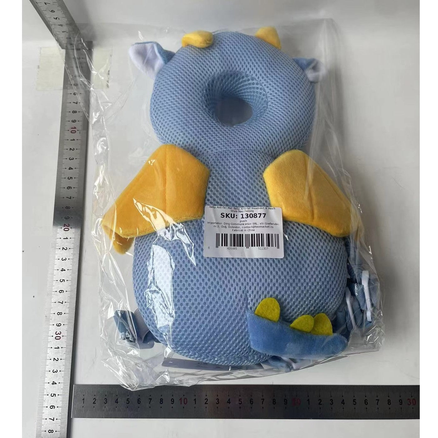 Perna Protectie Cap Bebelusi Flippy, Elefant Plus, Gri - Dragon (7) [ps:37746e1f-f14e-499f-8a07-0aa56ef2b91a]