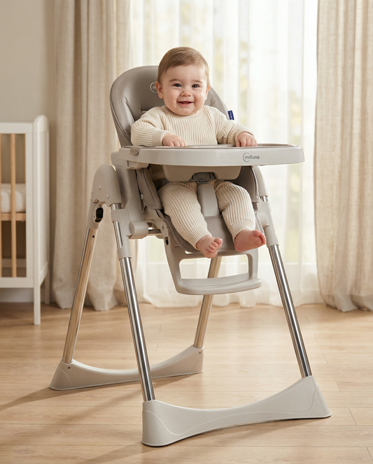 MIILUNA SCAUN DE MASA PLIABIL ANDROMEDA, GREY VIVA TOYS - Imagine 7