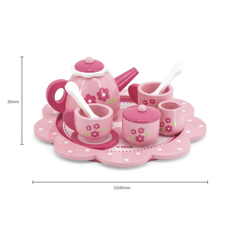 Set pentru ceai, din lemn, Viga [ps:6df8d627-4e1c-453c-914d-e4ca28b6f0ec]