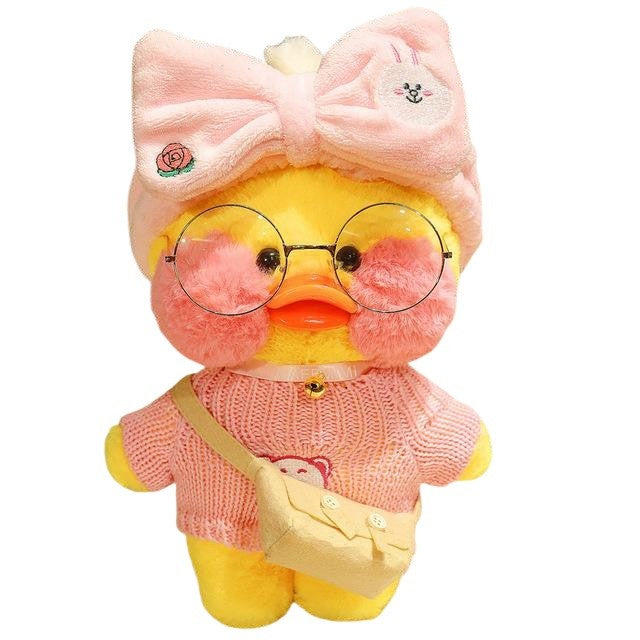 Rățușcă de Plus Lalafanfan Flippy cu Accesorii, Galben - Galben (7) [ps:556c9c01-23d0-43b5-a136-1b29d6aa5ad5]