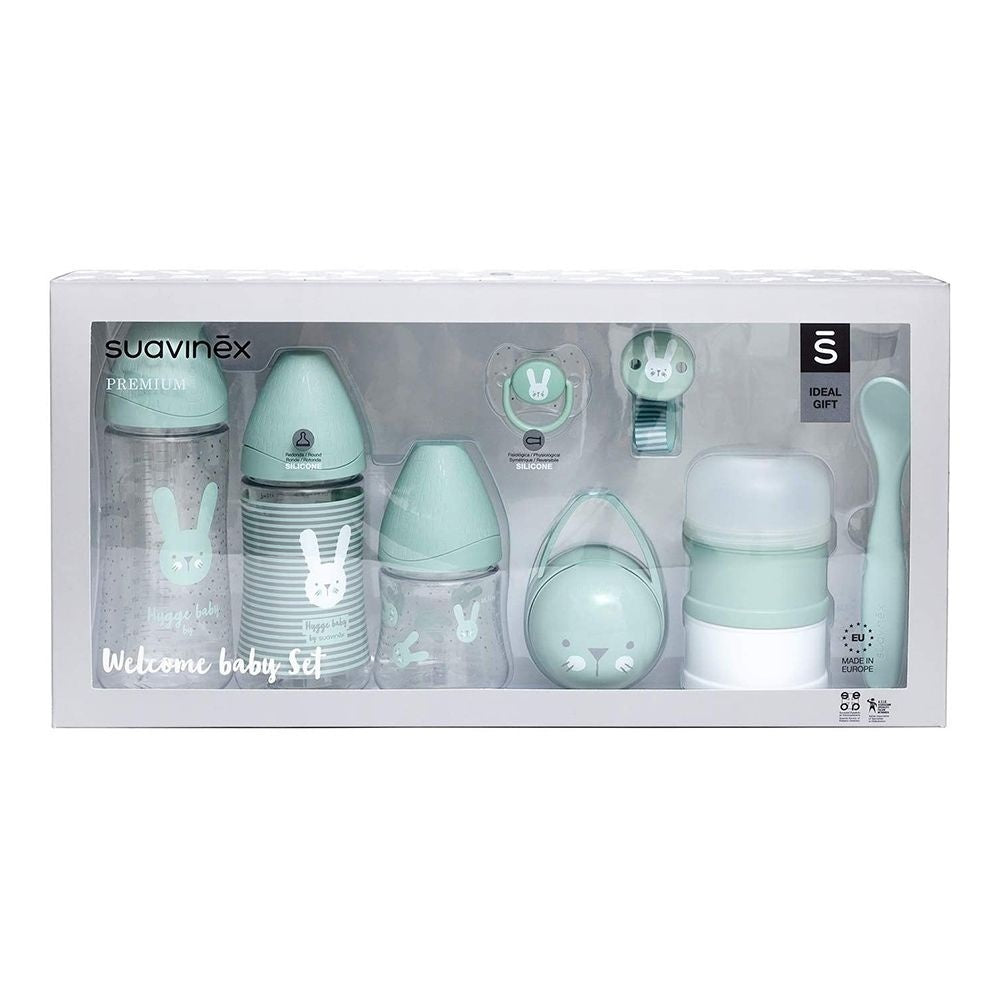 Welcome baby set, verde, Hygge Suavinex - Verde [ps:b64d26f7-ed41-4071-a2b5-c2f89b2c26a5]