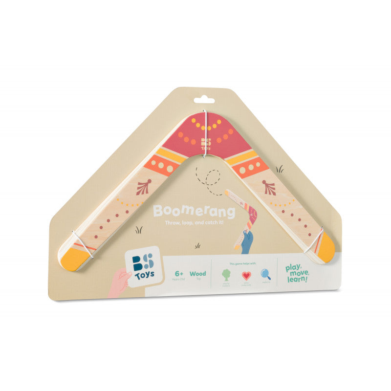 Bumerang din lemn pentru copii, BS Toys [ps:371ce212-82ab-404a-8117-6b94efc12847]