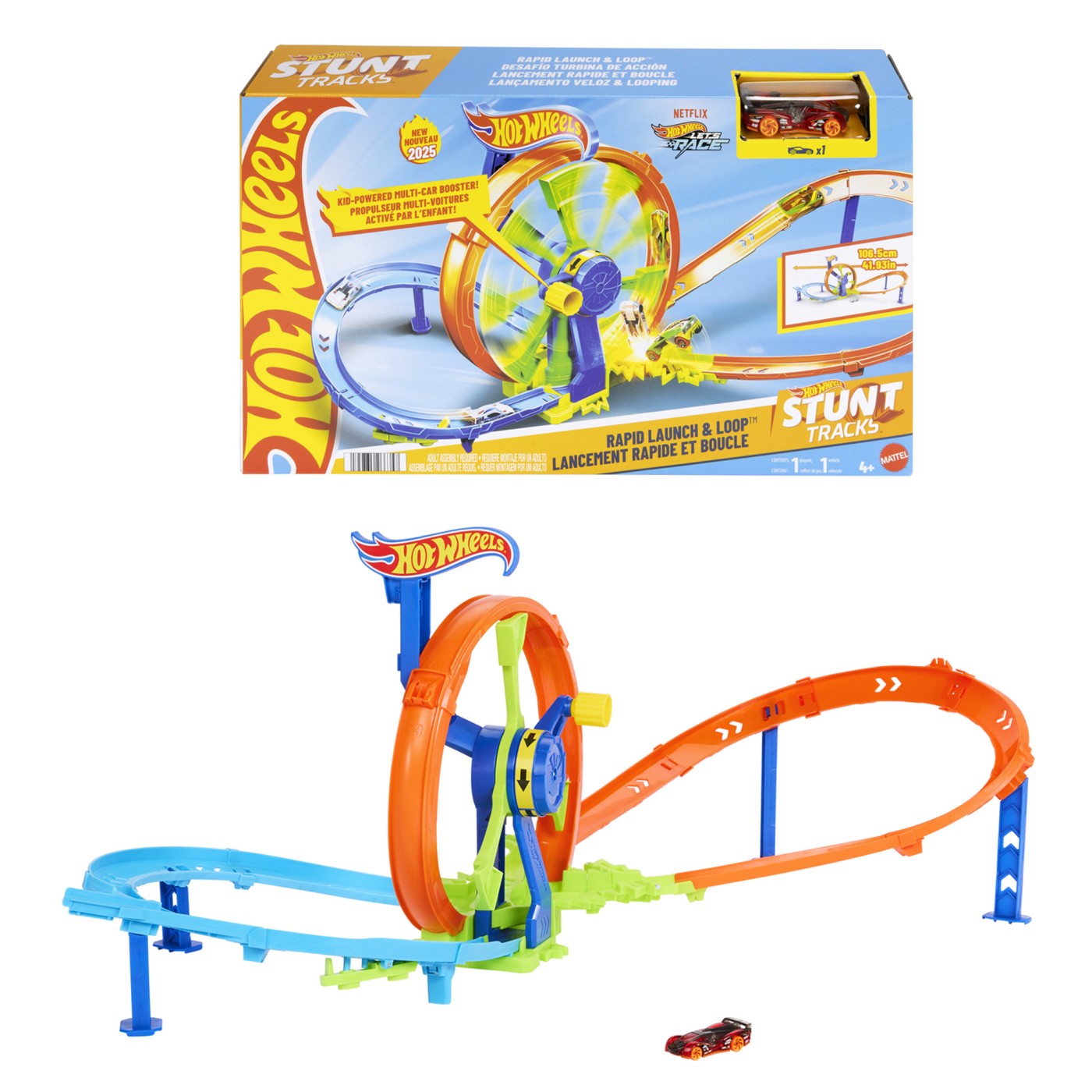 HOT WHEEL STUNT TRACKS CURSA LANSARE RAPIDA IN BUCLA Mattel - Imagine 7 [ps:40500c67-ccb2-45c9-98fd-aab23892bfc9]