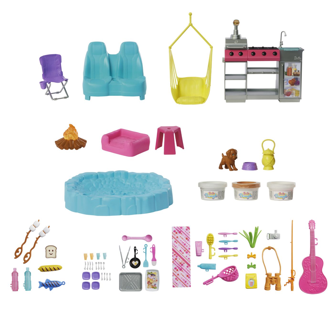 BARBIE RULOTA DE VIS CU ACCESORII Mattel - Imagine 8 [ps:546159e5-c0cc-4a8b-ae09-97196beae582]
