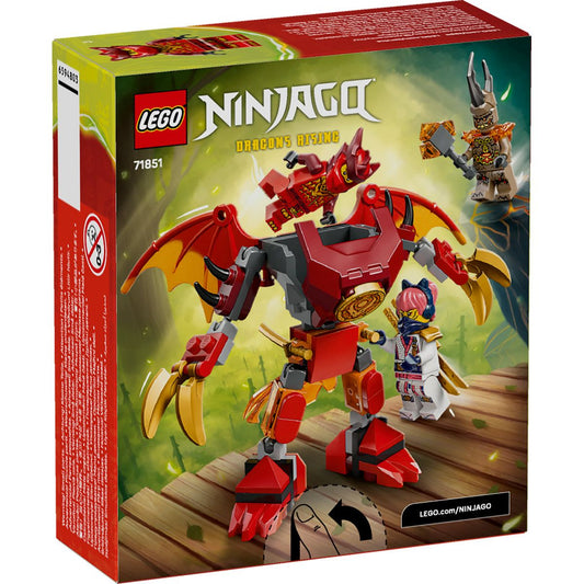 LEGO NINJAGO PACHET DE LUPTA CU ROBOTUL DRAGON AL LUI - Imagine 7